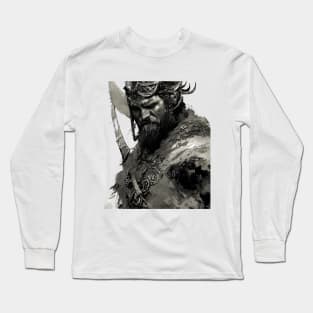 Odin the Viking God Prepares for War Long Sleeve T-Shirt